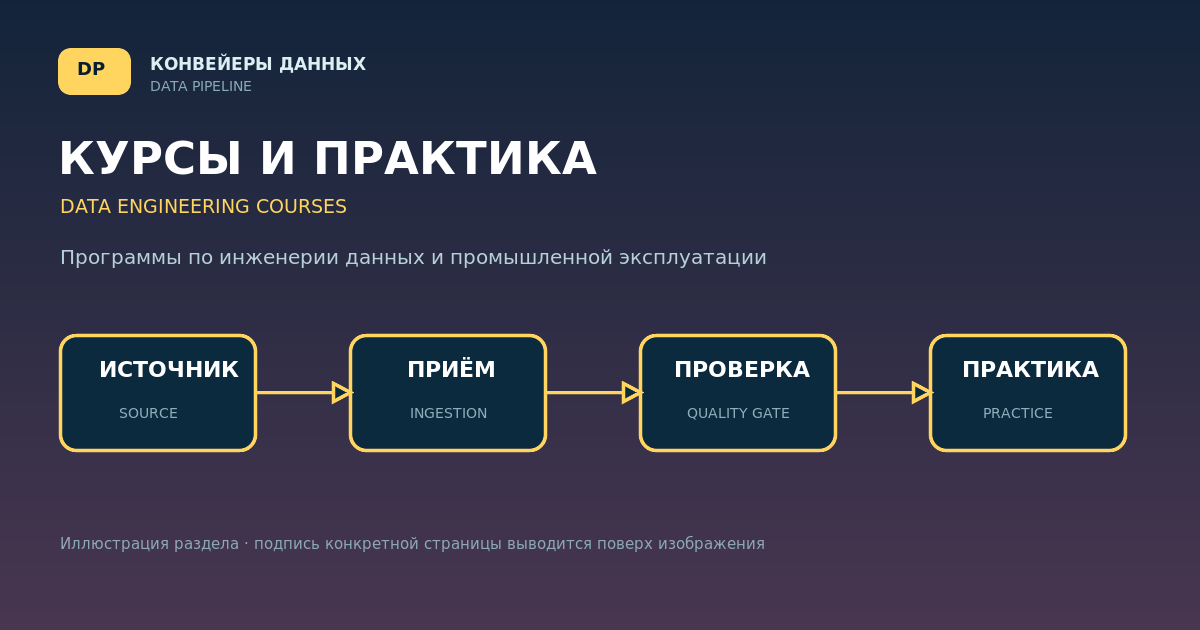 Курсы по инженерии данных