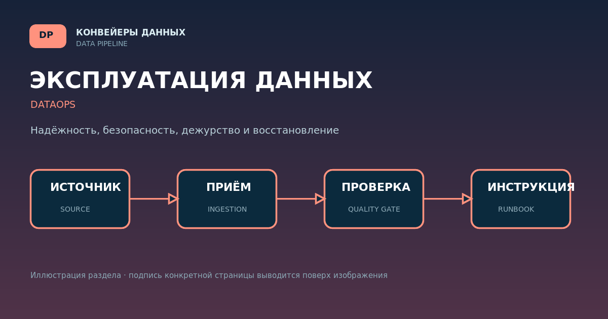 Эксплуатация данных (DataOps)